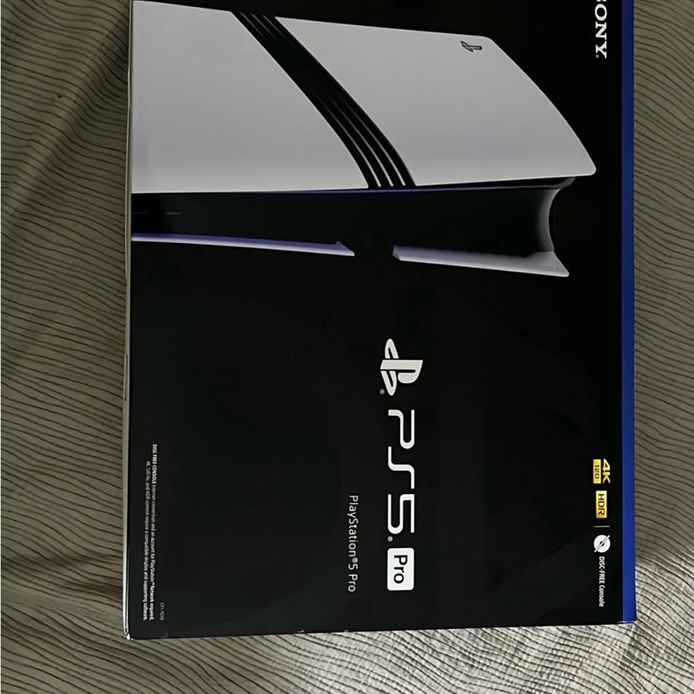 Sony PS5 Pro Console - Black and White